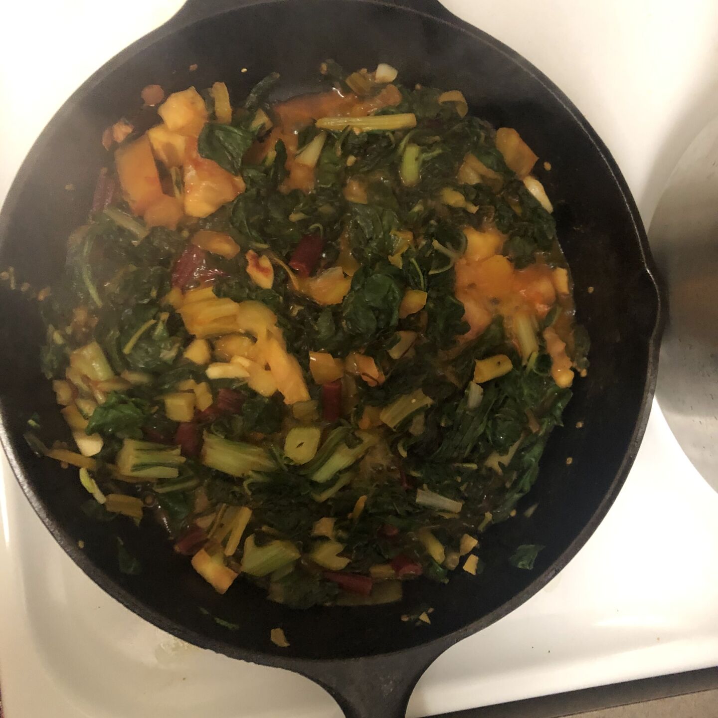 Swiss chard and acorn squash Stefan Modrich food column